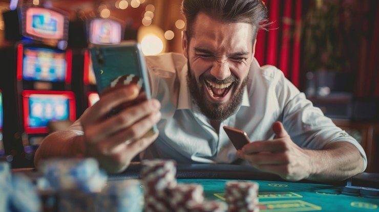 joshoki mobile app interface showing sportsbook, live dealer, and slots markets