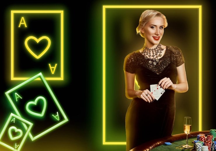 Free Bet Blackjack table on joshoki showing live dealer, player cards, and betting layout